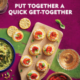 Toasteds Crackers, Lunch Snacks, Party Snacks, Rosemary And Olive Oil, 8oz Box (1 Box)