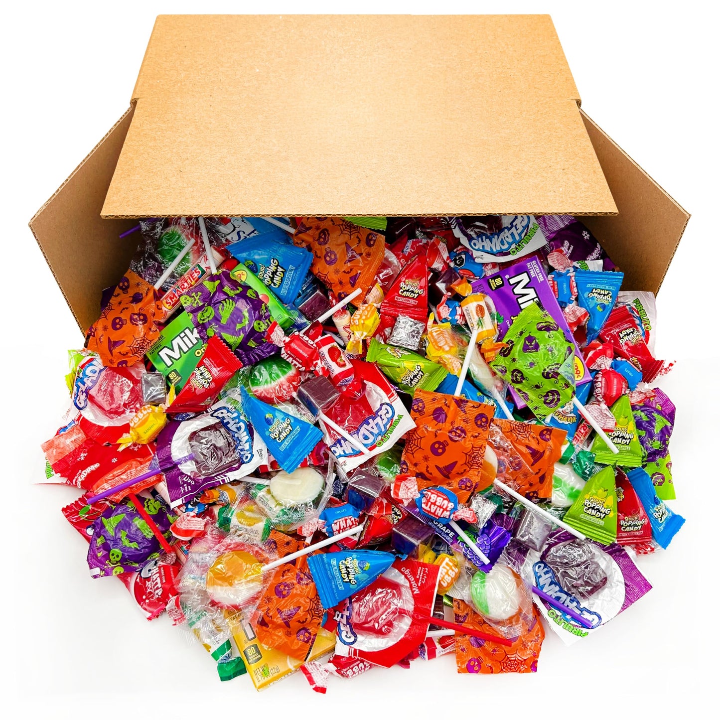 Party Candy Variety Pack | 12 Pound Box - Approx. 930 Count | Bulk Candy for Classroom | Assorted Candy Individually Wrapped | Popping Rocks