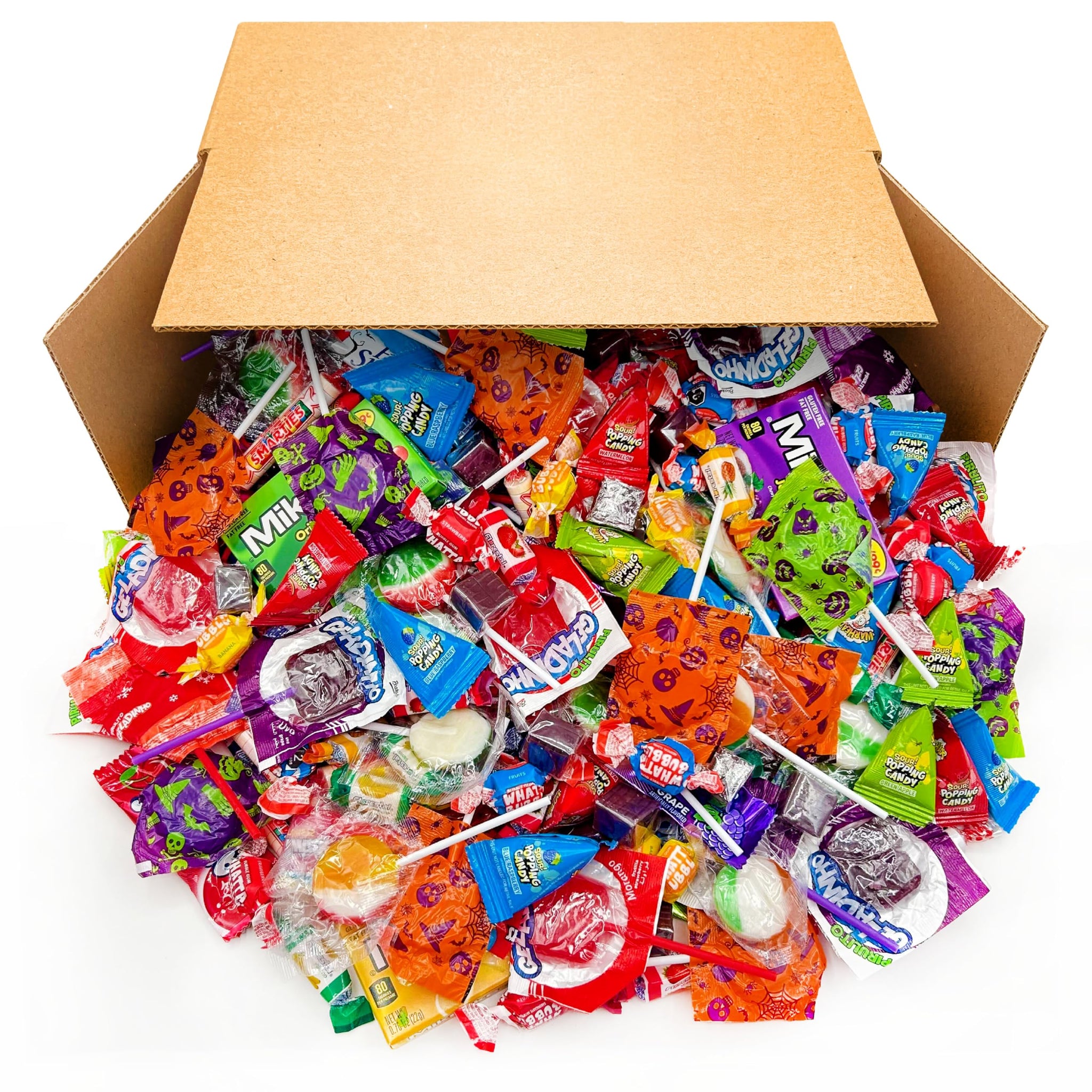 Party Candy Variety Pack | 12 Pound Box - Approx. 930 Count | Bulk Candy for Classroom | Assorted Candy Individually Wrapped | Popping Rocks