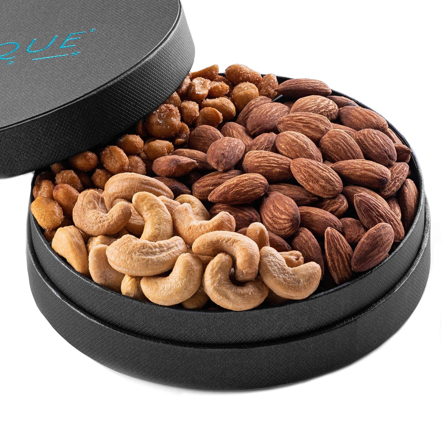 Cirque Gift Co. Gourmet Nut Gift Tray 6" Freshly Roasted Assorted Nuts for Mothers Day, Fathers Day, Holiday, Corporate Gifting, Thanksgiving Gift