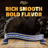Mt. Whitney Organic French Roast, Dark Roast, Low Acid Coffee (Ground, 5 Lb)