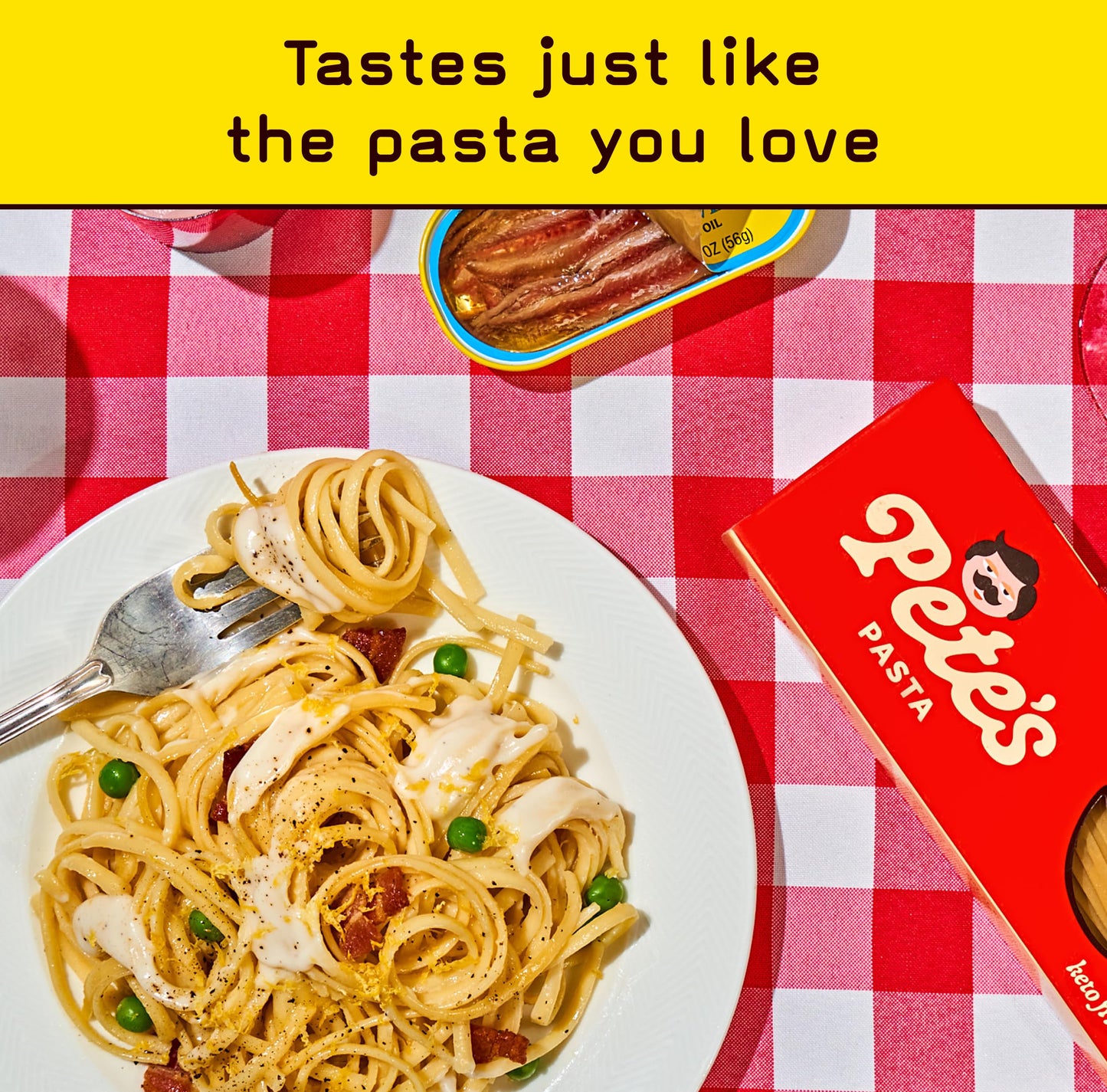 Low Carb, Protein Pasta | Linguine with 17g Protein, 7g Carbs | Healthy, Keto Pasta Made in Italy | 3-Pack, 8oz - Pete’s Pasta
