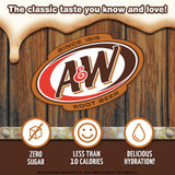 A&W, Root Beer - Powder Drink Mix - (12 boxes, 72 sticks) - Sugar Free & Delicious, Makes 72 flavored water beverages