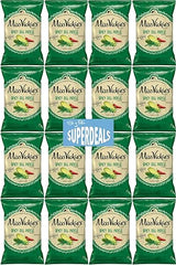 Kettle Cooked Potato Chips by Miss Vickie's Value Pack Bundled by SUPERDEALS | 1.375 Oz Bag | Spicy Dill Pickle | Pack of 16 with mystery bonus gift