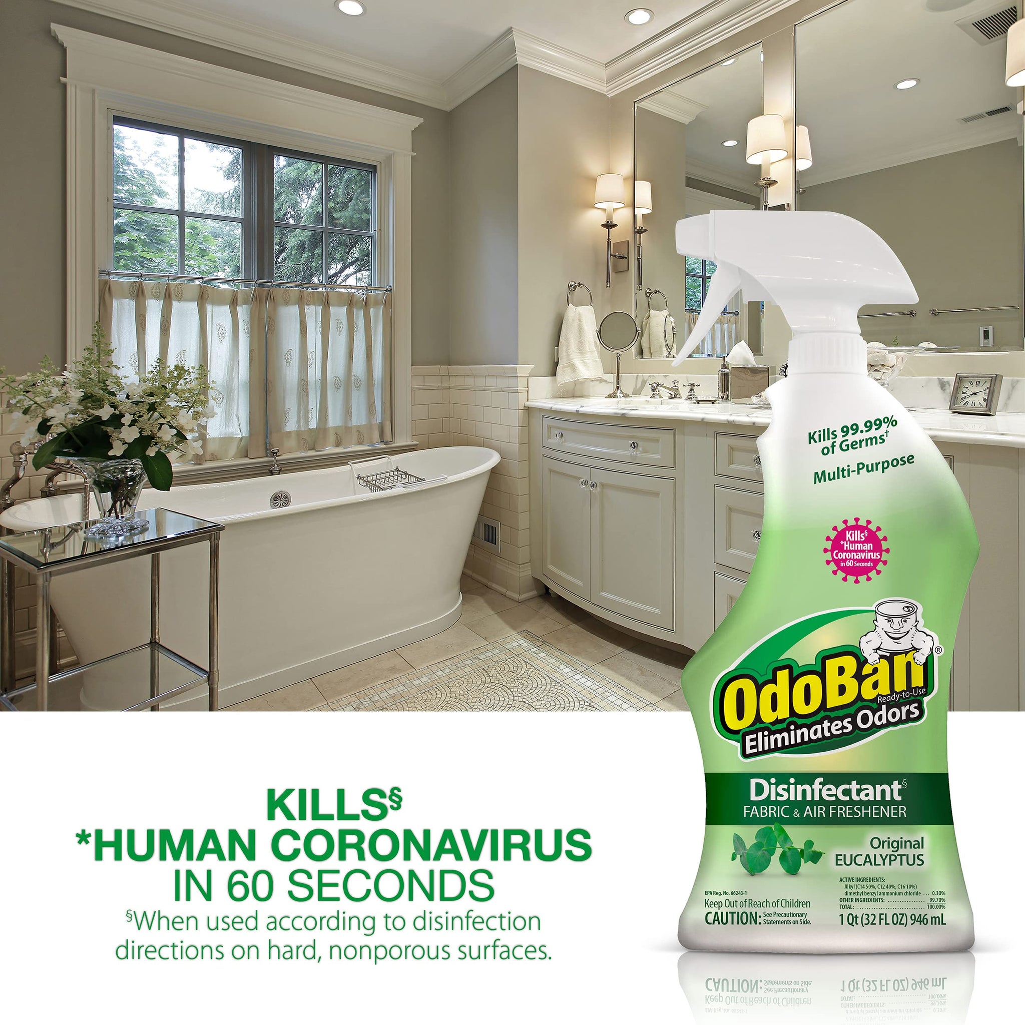 DISINFECTANT ODOBAN 1QT