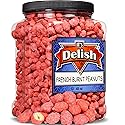 French Burnt Peanuts by Its Delish, 2.5 lbs Jumbo Container | Premium Quality, Fresh & Crunchy Candy Coated Peanuts - Vegan, Kosher, Made in USA