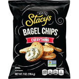 Stacy's Everything (Onion, Sesame, Poppy & Garlic) Flavored Bagel Chips, 7 Ounce (Pack of 12)