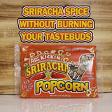 ASS KICKIN’ Sriracha Premium Microwave Popcorn - 6 Pack - Ultimate Spicy Gourmet Gift - Try if you dare!