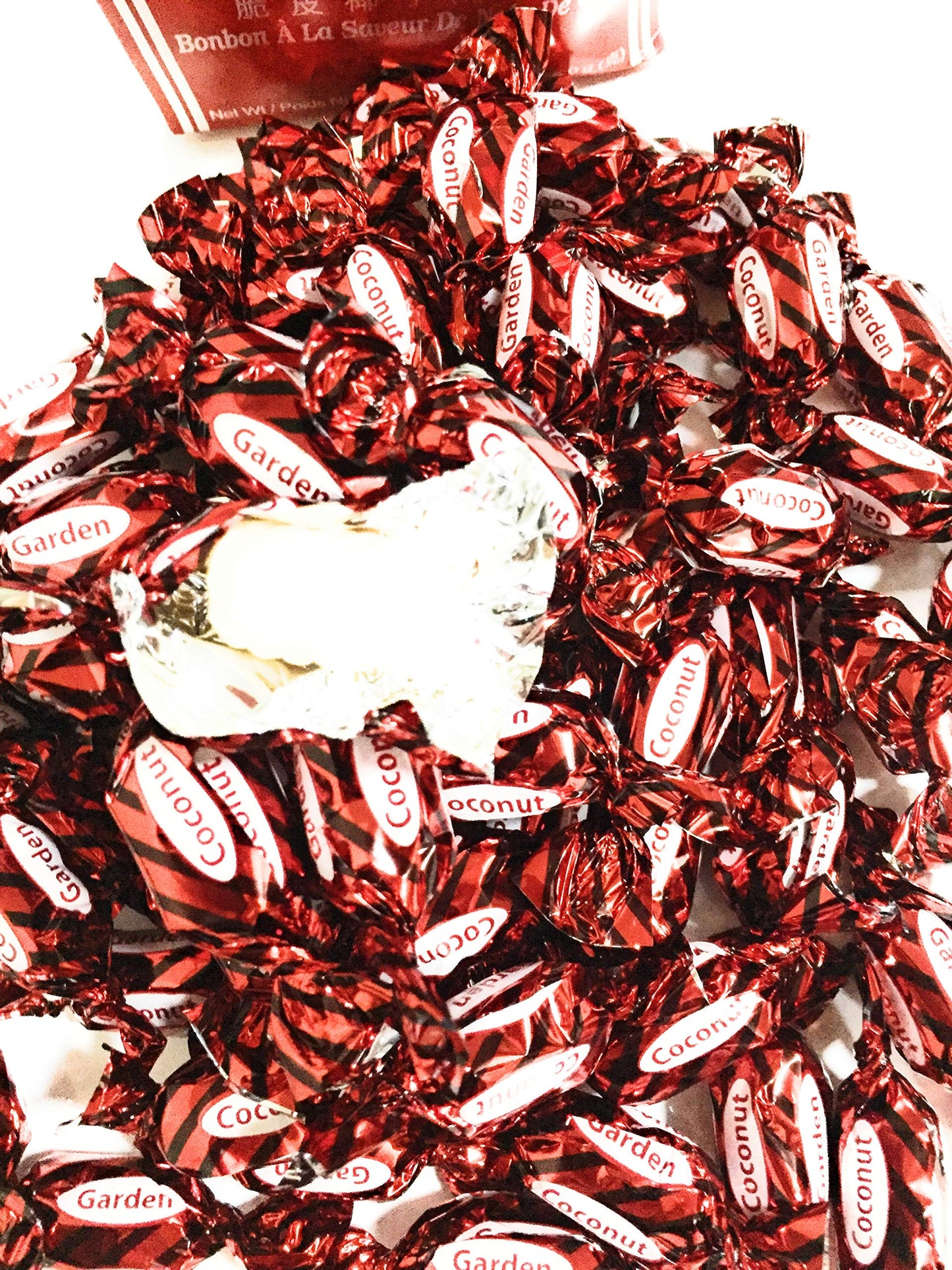 Garden Coconut Crunch Candies And 1 Hot-Kid Milk Chewy Candy 1 Strawberry Crunch Candy