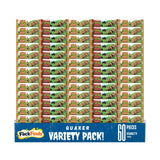 Qu@ker Chewy Granola Bars Variety Pack - 60 Individually Wrapped Bars, On-the-Go Snacks, Lunchbox Friendly, Assorted Flavors, Family Pack