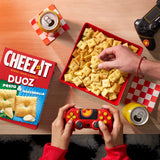 Cheez-It DUOZ Baked Snack Crackers, Lunch Snacks, Pesto and Mozzarella, 12.4oz Box (1 Box)