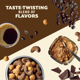 PLANTERS Nut Duos, Flavored Nuts Snack Pack - Cocoa Cashews & Espresso Hazelnuts 5oz