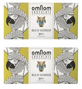 OmNom Milk of Nicaragua | 50% Single Origin Nicaragua Cacao | Icelandic Bean To Bar Chocolate by OMNOM CHOCOLATE REYKJAVIK | 2 x 60g Bar