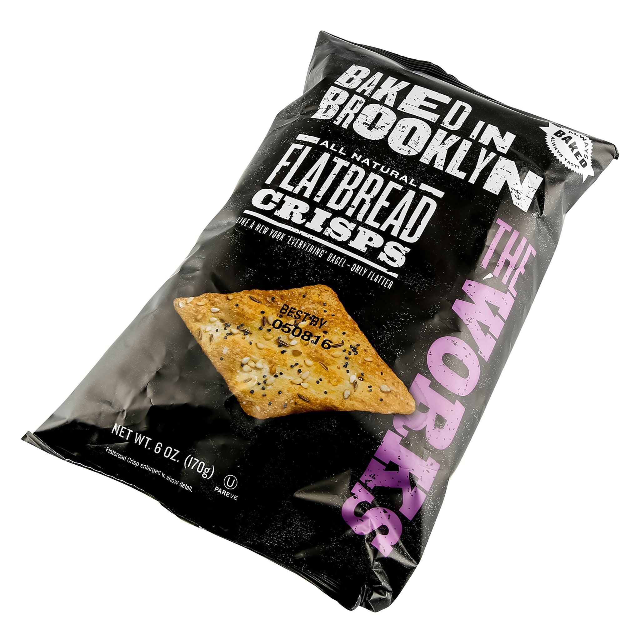 Baked In Brooklyn, All Natural Flatbread Crisps, 6 Oz