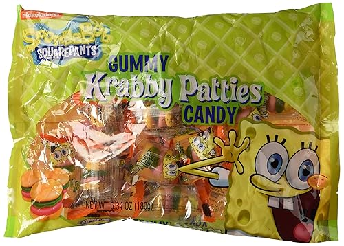 Spongebob Gummy Krabby Patties, 20 Patties Included