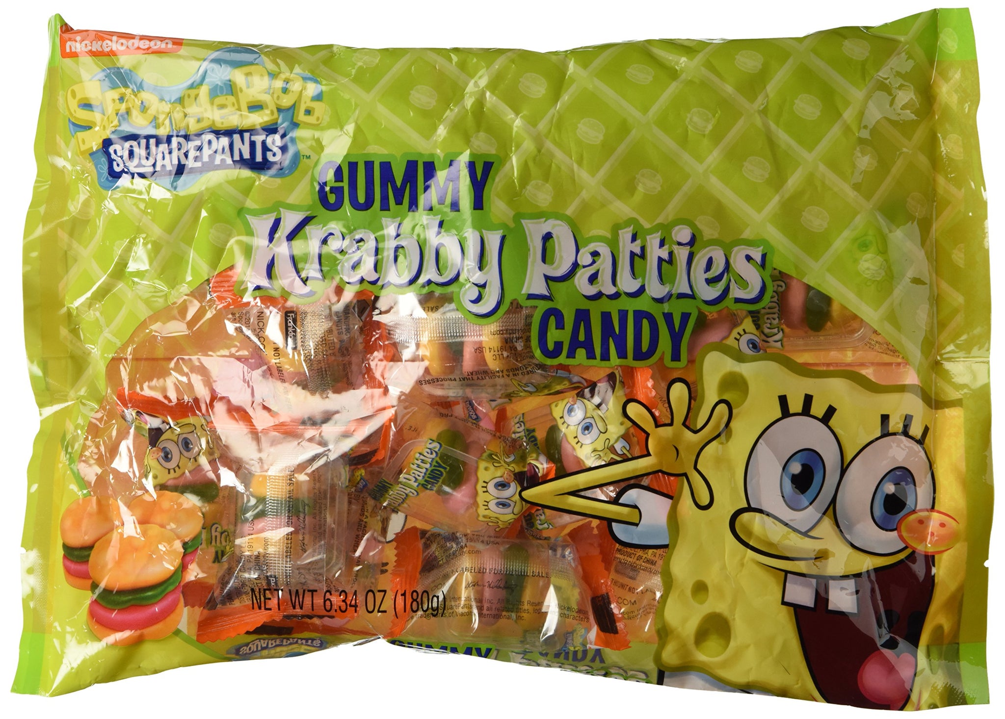 Spongebob Gummy Krabby Patties, 20 Patties Included