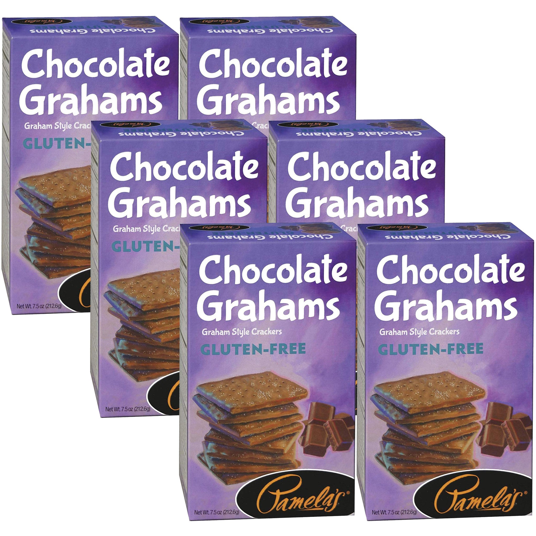 Pamelas Cinnamon Grahams, 7.5 Ounce, Pack of 6