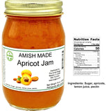 Amish Apricot Jam - Two 16 Oz Jars
