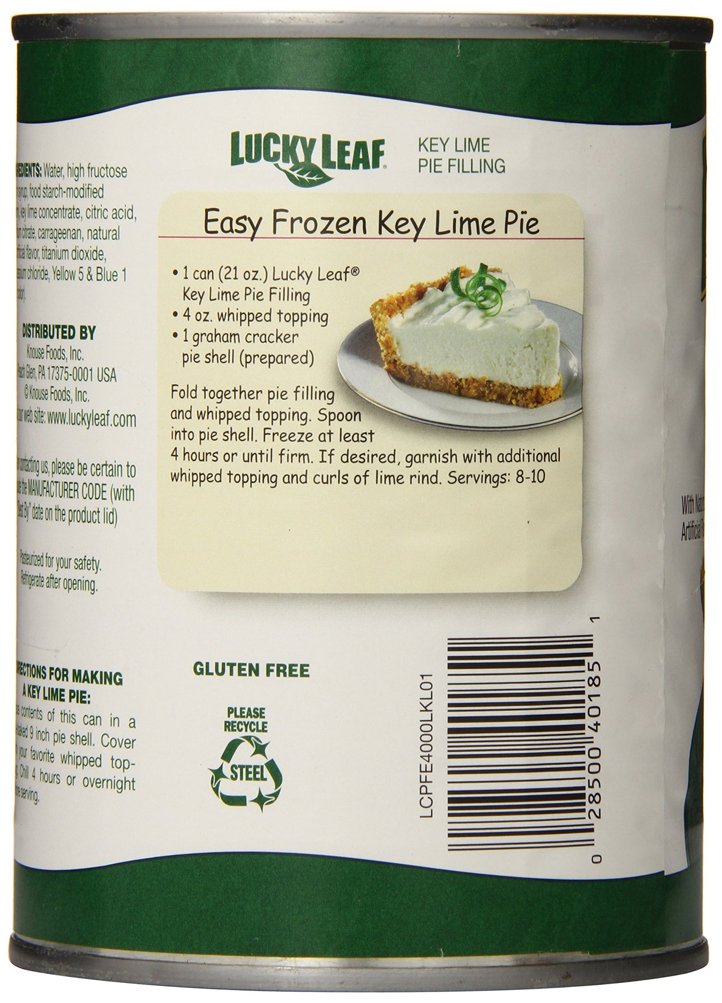 Lucky Leaf Pie Filling, Key Lime, 21 Ounce (Pack of 8)