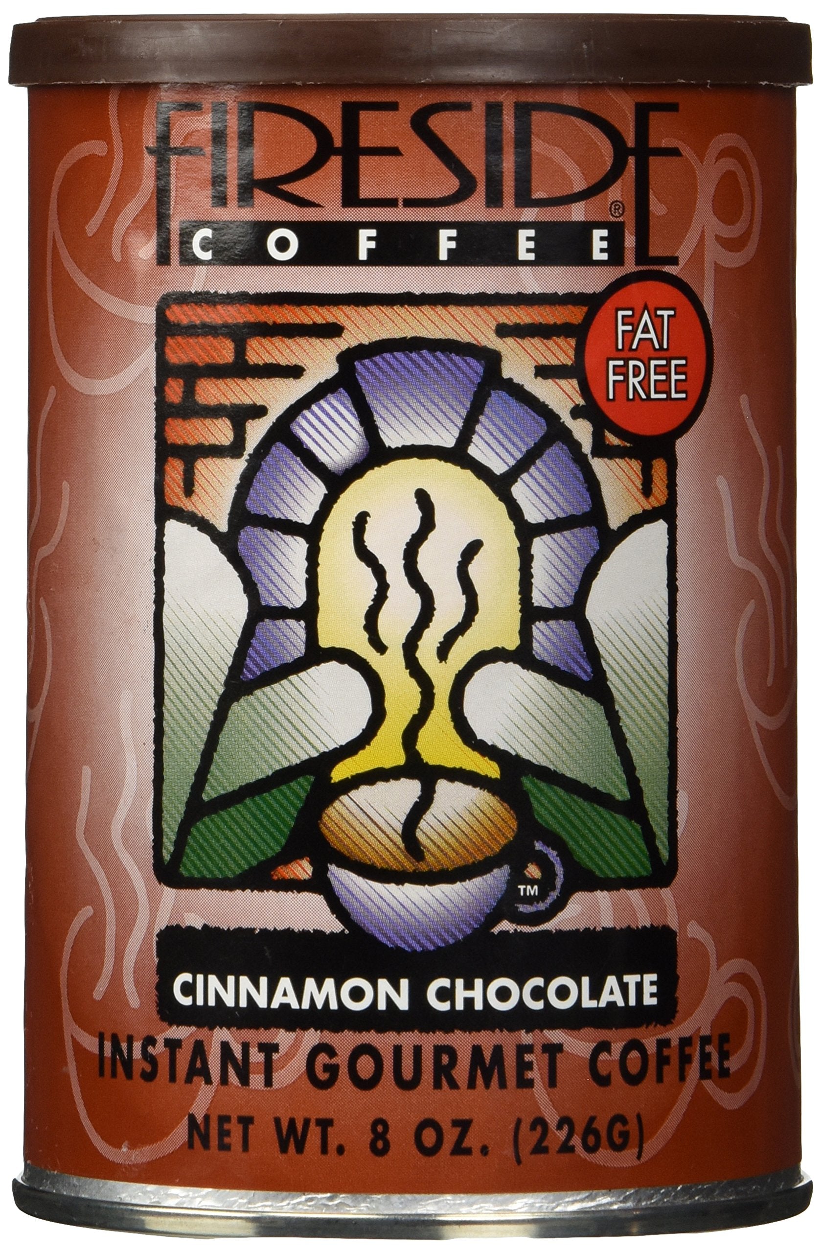 Fireside Coffee Cinnamon Chocolate Cafe Mocha - Instant Coffee Chocolate Blend - Premium Caffeinated Drink Mix for Hot, Iced, Milkshake, and Mocha
