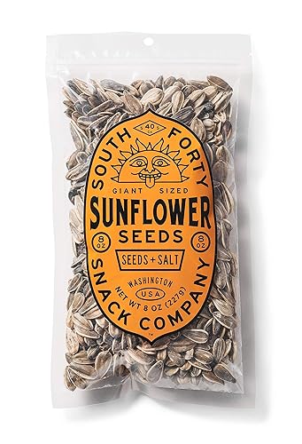 South 40 Snacks, Sunflower Seeds Giant, 8 Ounce