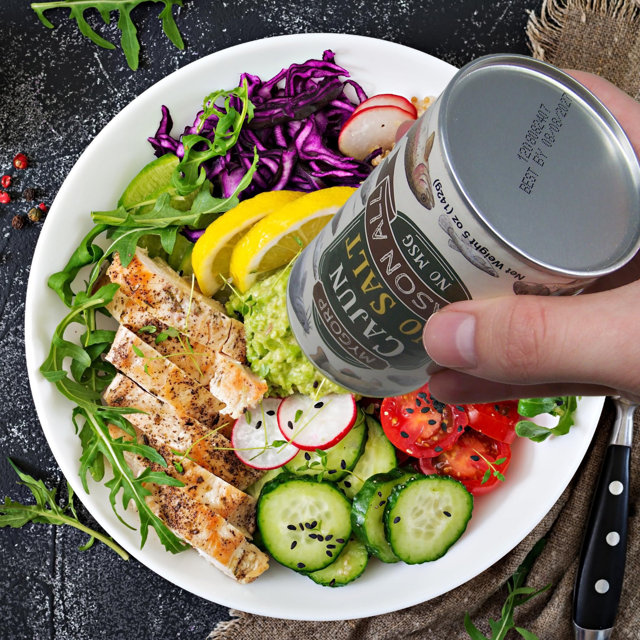MYGORP Cajun No Salt Season All, 5 oz, Flavorful Salt Free Seasoning for Healthy Cooking