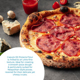 Antimo Caputo Pizzeria Flour Blue, 11 Pound (5Kg) Bag - Italian 00 Flour - Soft Wheat for Pizza Dough - Makes that Perfectly Elastic, Chewy, Crispy