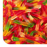 Gummy Worms - 1 Pound Pack - Gummy Candy - Assorted Fruit Flavors - Strawberry, Pineapple & Tangerine - Chewy Candy for Parties, Snacking, and Goodie
