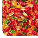 Gummy Worms - 1 Pound Pack - Gummy Candy - Assorted Fruit Flavors - Strawberry, Pineapple & Tangerine - Chewy Candy for Parties, Snacking, and Goodie