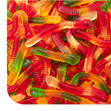 Gummy Worms - 1 Pound Pack - Gummy Candy - Assorted Fruit Flavors - Strawberry, Pineapple & Tangerine - Chewy Candy for Parties, Snacking, and Goodie
