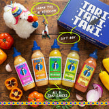Tari Hot Sauce 5Pk Gift Box - Aji Rocoto, Aji Amarillo, Zesty Verde, Smoky Heat & Tropical Kick - 11.8oz each (5ct)