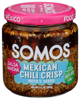 Somos, Chili Crisp Salsa Macha With Nuts, 7 Ounce