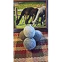 Set of 6-All Natural Alpaca Wool Dryer Balls-Hypoallergenic-Organic-Handmade-Fabric Softener, Dryer Sheet Replacement