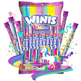Winis Unicorn | Chewy Candy Swirl | Cotton-Candy Flavored | Sharing Size 4.3 Oz Bag - 11 Pieces | Gifts, Holiday, Parties, Concessions, Pantry