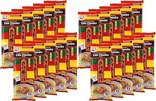 Nagatanien Ochazuke Nori Salmon, 1.16-Ounce Units (Pack of 20)