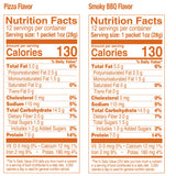 The Happy Snack Company Fava Beans Variety Pack 24 x 1 oz (Smoky BBQ Flavor and Pizza Flavor). High Fiber Vegan Protein Snacks for Adults and Kids