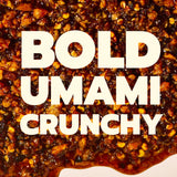 Mama Teav's Mild Garlic Chili Crisp - Mild, Crunchy, Umami Chili Oil with Garlic & Cambodian Chilis - Vegan, Gluten-Free, All-Natural - Cold-Pressed