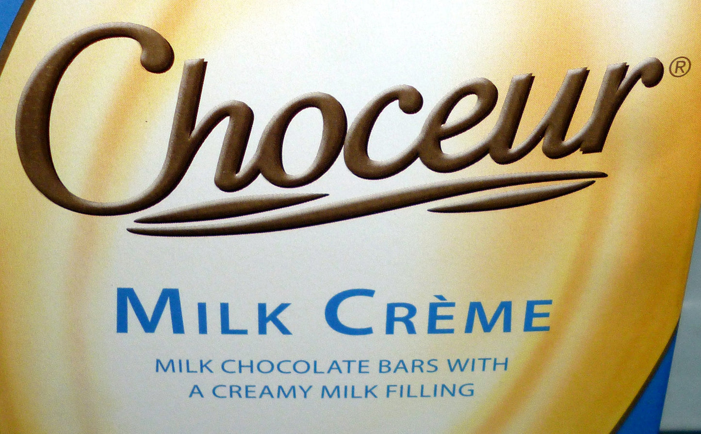 Choceur Milk Chocolate "Milk Creme" Bars Made in Germany, 7.05 Ounce (3 Pack)