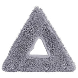 Unger Commercial Stingray Glass Washing Pads - Triangular Microfiber Pads for Efficient Indoor Window Cleaning SRPD2