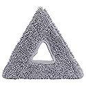 Unger Commercial Stingray Glass Washing Pads - Triangular Microfiber Pads for Efficient Indoor Window Cleaning SRPD2