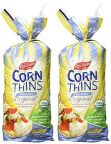 Real Foods Original Organic Corn Thins, 5.3 oz, 2 pk