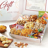 Broadway Basketeers Food Gift Basket Snack Gifts for Women, Men, Families, College, Appreciation, Thank You, Christmas, Corporate Holiday, Get Well