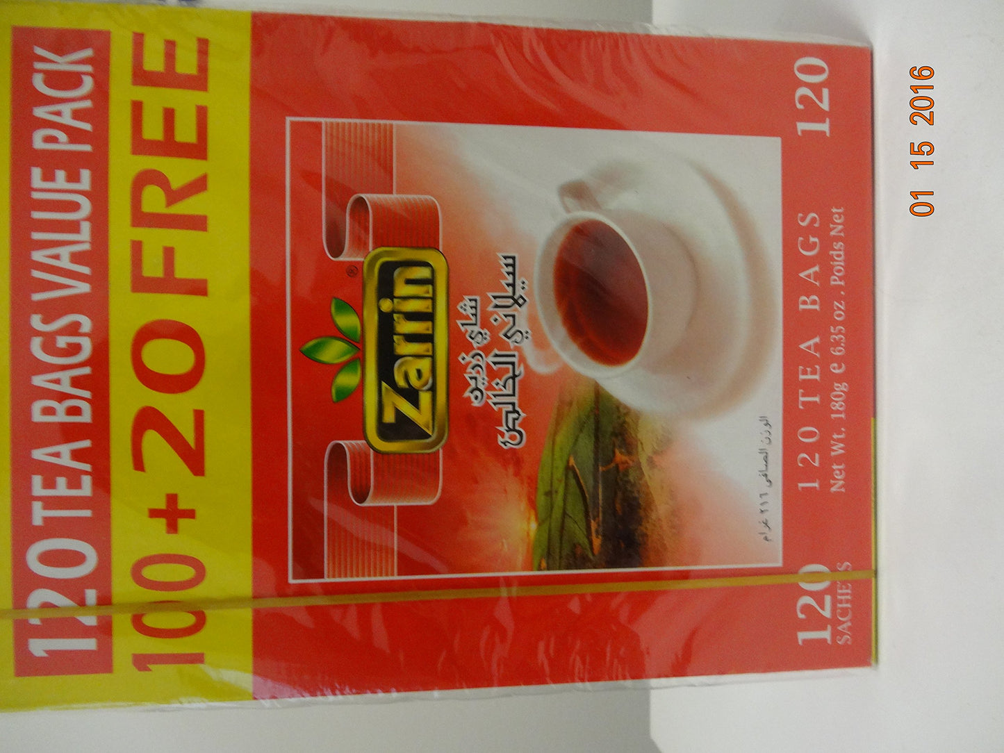 Zarrin Tea Bags 180 G