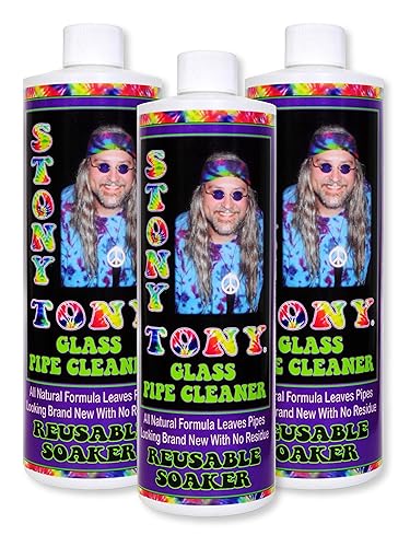 Glass Pipe Cleaner 3 16oz Bottles.