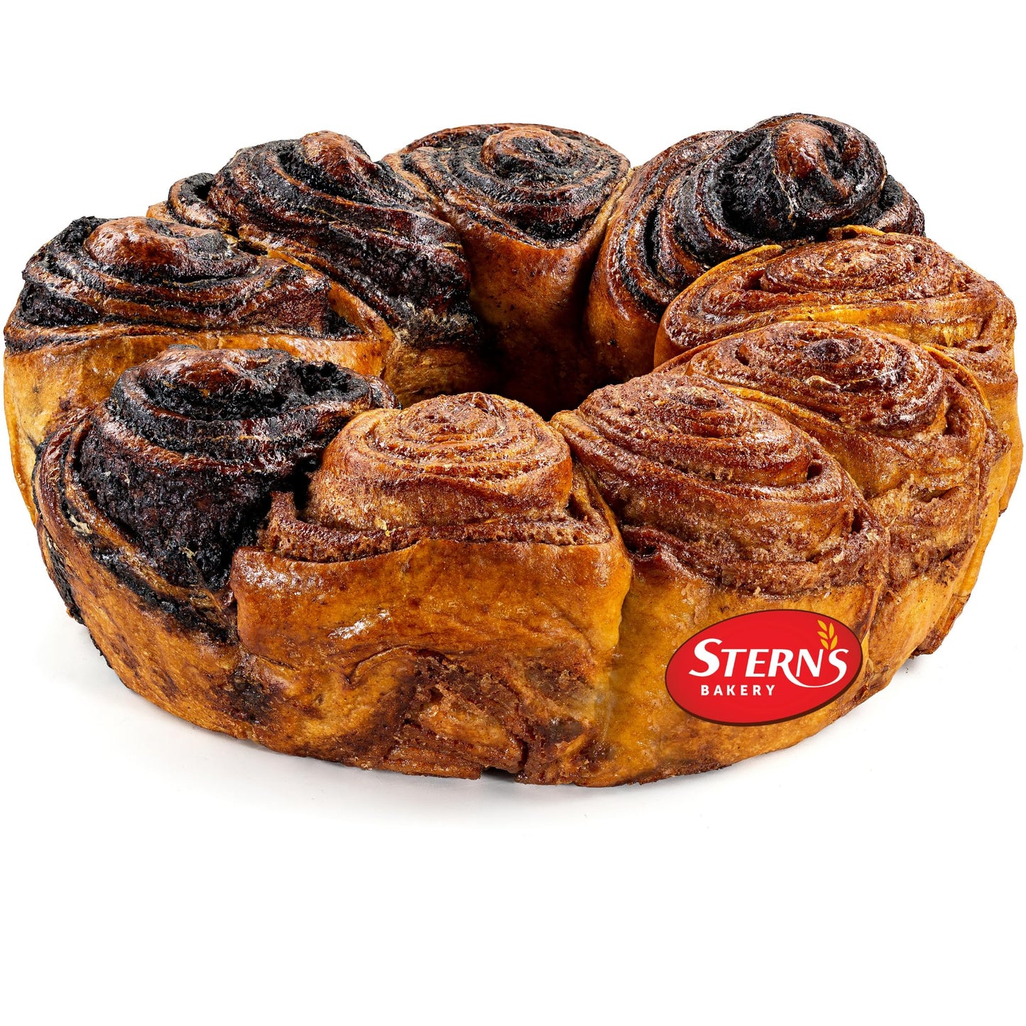 Artisan Babka Cake | Purim Gift, Mishloach Manot | Chocolate & Cinnamon Swirled Babka | Gourmet Bakery Dessert | Kosher, Nut Free, Dairy Free |