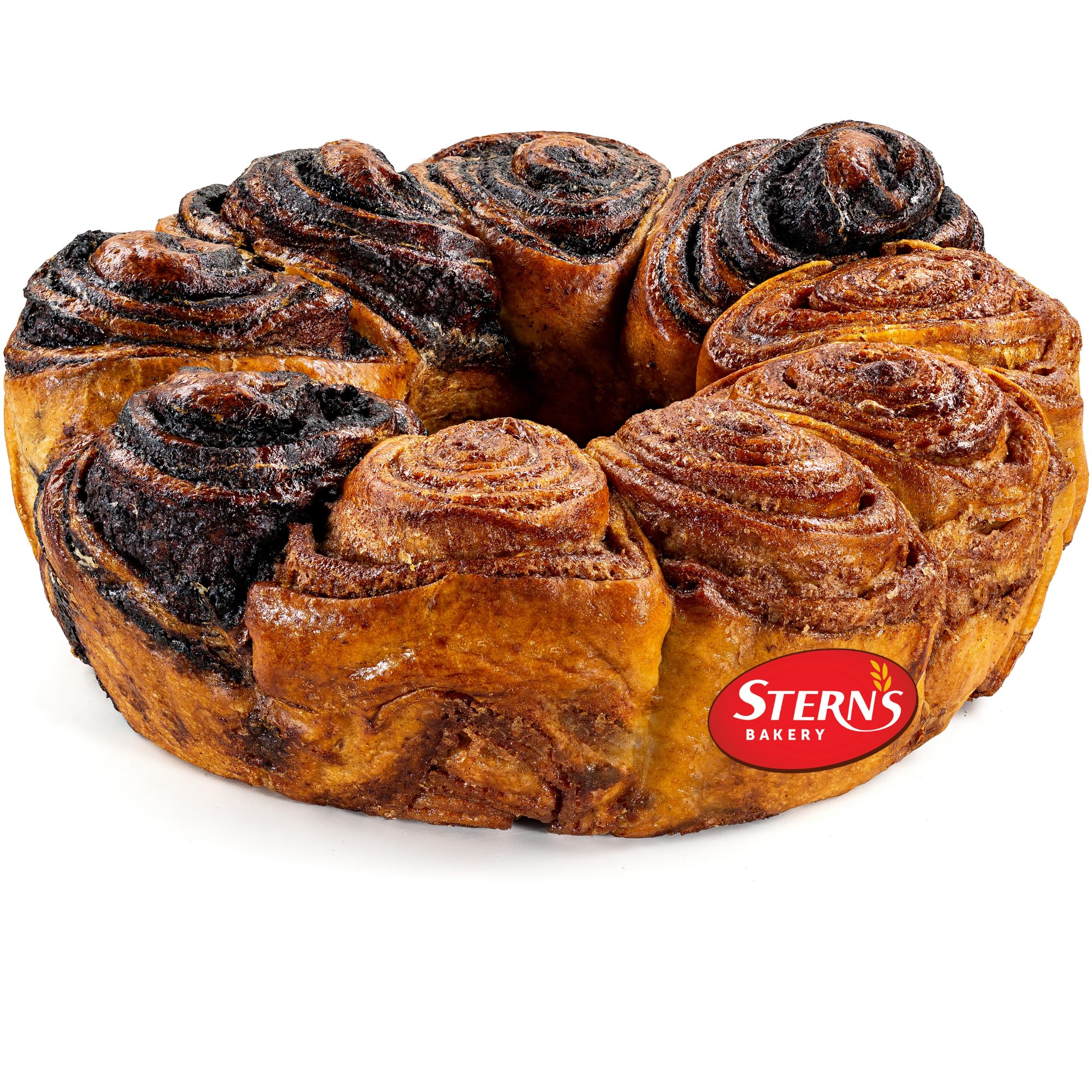 Artisan Babka Cake | Purim Gift, Mishloach Manot | Chocolate & Cinnamon Swirled Babka | Gourmet Bakery Dessert | Kosher, Nut Free, Dairy Free |