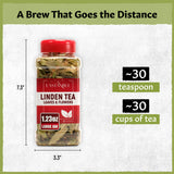 Eastanbul Linden Tea, 1.23oz, Linden Flower Loose Leaf Tea, AKA Te De Tilo, Te De Tila, Ihlamur, 100% Pure, Natural, Vegan, Non GMO, Caffeine Free