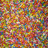 100% NATURAL RAINBOW SPRINKLES - NATURAL COLOR, DAIRY FREE, NUT FREE, GLUTEN FREE, SOY FREE, VEGAN, EGG FREE AND KOSHER,1.5 LBS. CUPCAKE AND CAKE