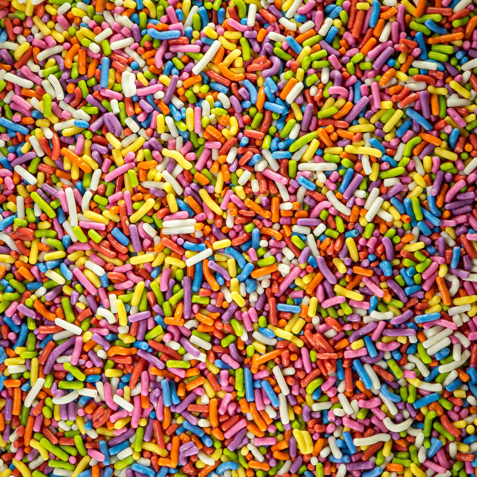 100% NATURAL RAINBOW SPRINKLES - NATURAL COLOR, DAIRY FREE, NUT FREE, GLUTEN FREE, SOY FREE, VEGAN, EGG FREE AND KOSHER,1.5 LBS. CUPCAKE AND CAKE