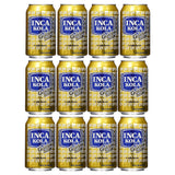 Inca Kola Golden Carbonated la kola dorada - 12 oz cans - 12pk